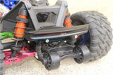 Gpm TXMS330R-BK Aluminum Rear Bumper (3 Pieces Set) Black Traxxas Maxx