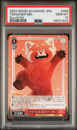 2023 WEISS SCHWARZ JAPANESE DISNEY 100 TEENAGER MEI Dpx/S104 68 PSA 10
