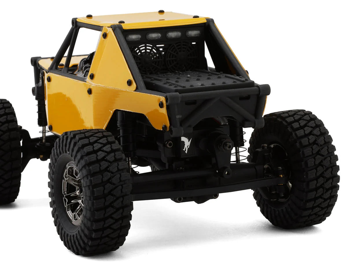 UDI RC UCX24 Snow Leopard PRO 4WS 1/24 Brushless RTR Micro Rock Crawler (Yellow) w/2.4GHz Radio, Battery & Charger