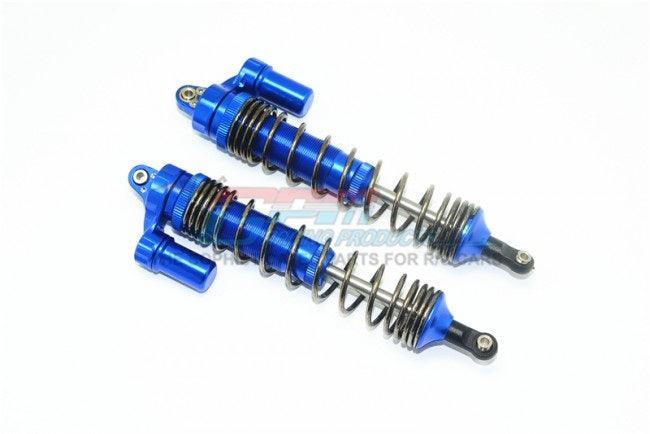GPM ALUMINUM REAR L-SHAPE SPRING DAMPER (139MM) TRAXXAS UNLIMITED DESERT BLUE