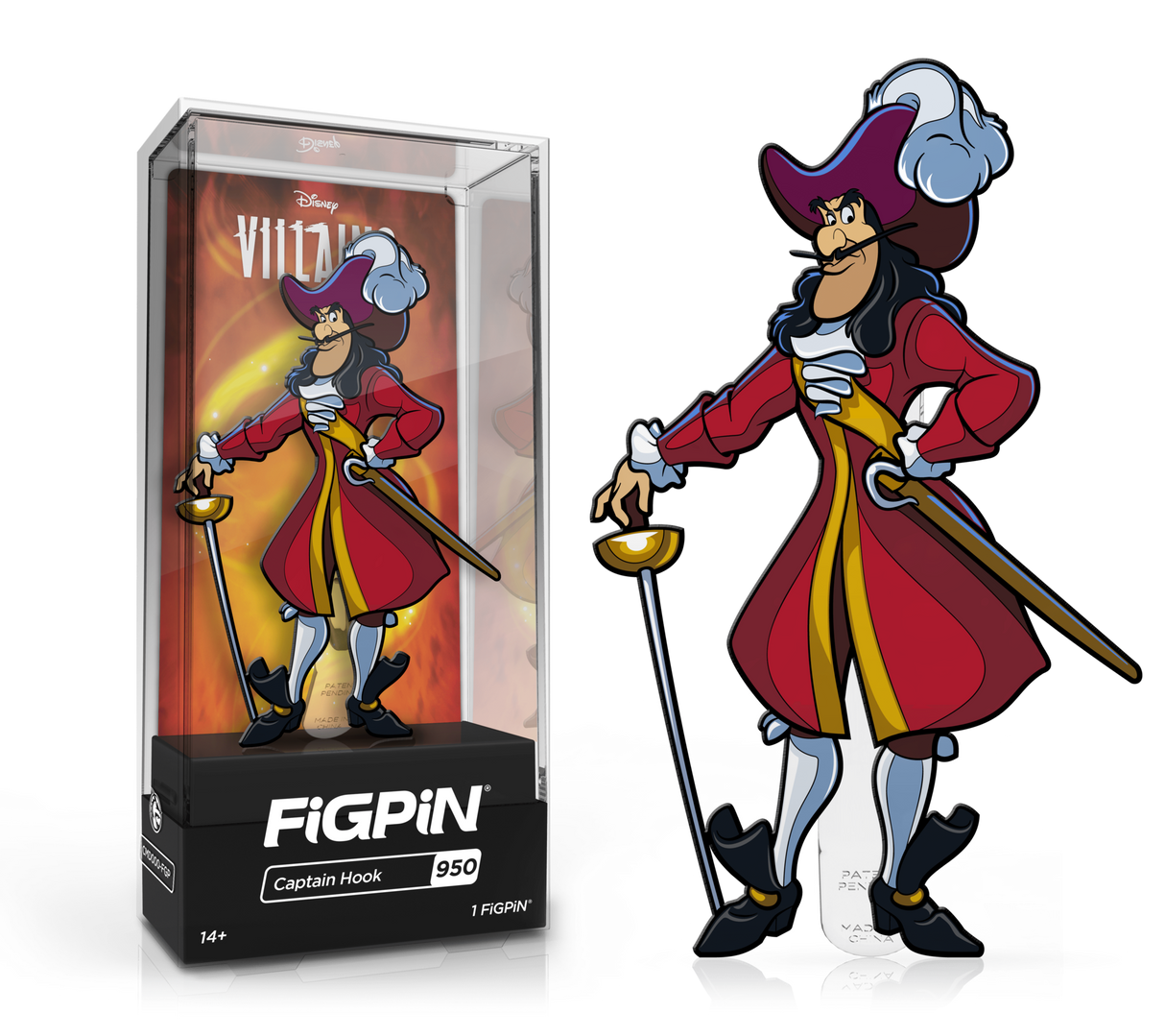 FiGPiN: Disney Villains - Captain Hook (950)