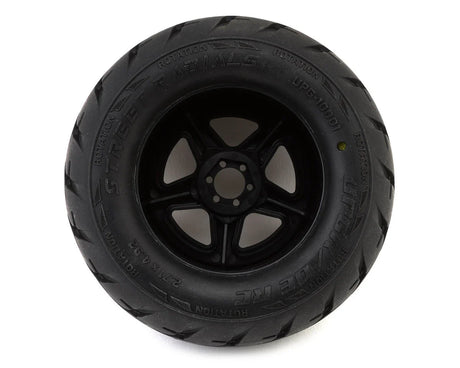 UpGrade RC UPG-10001 Street Radials 2.8" Pre-Mounted On-Road Tires w/5-Star Wheels (2)