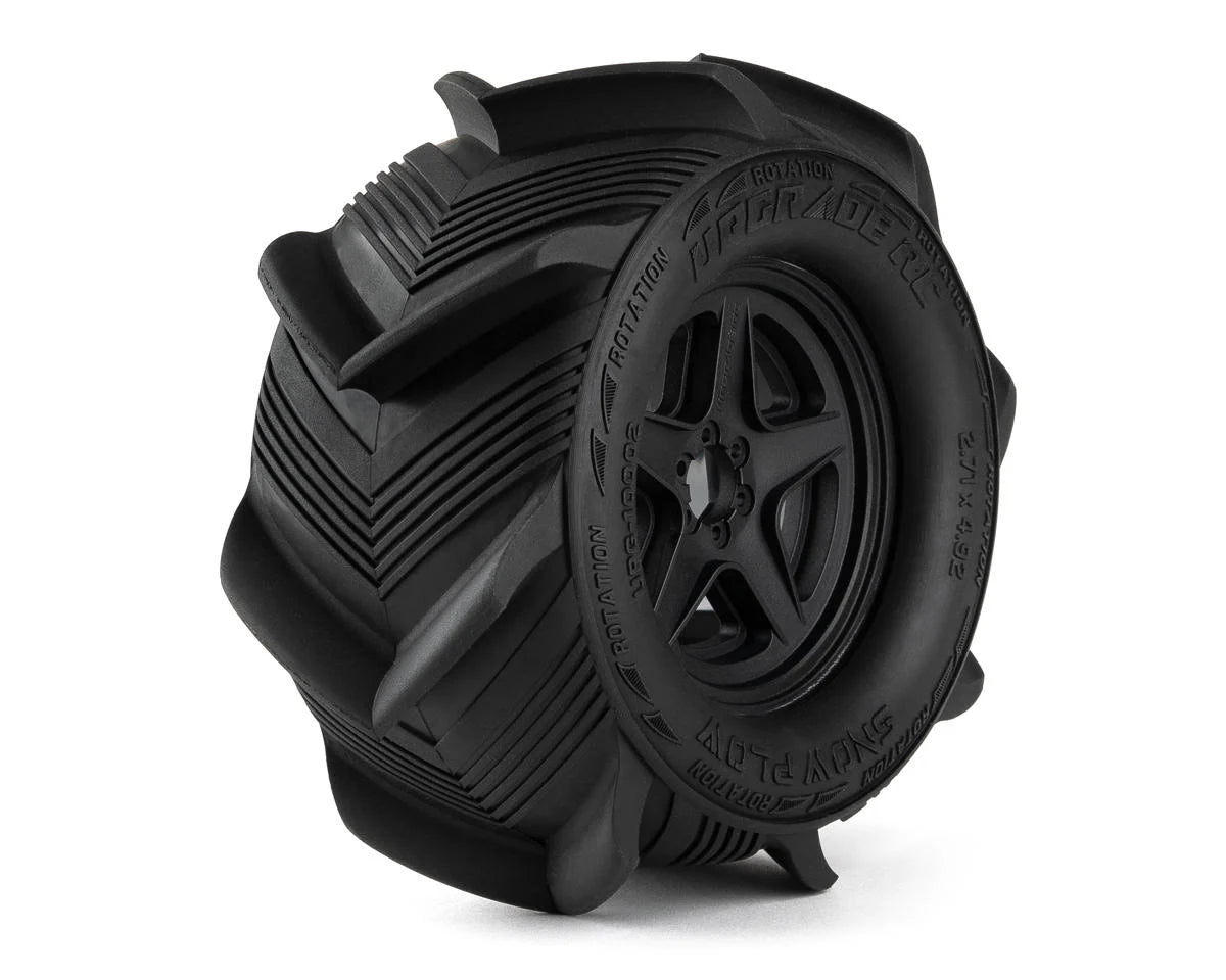 UpGrade RC UPG-10002-SINGLE Snow Plow 2.8" Pre-Mounted Sand/Snow Display Tire (1) (For Tire Display UPG-11001)