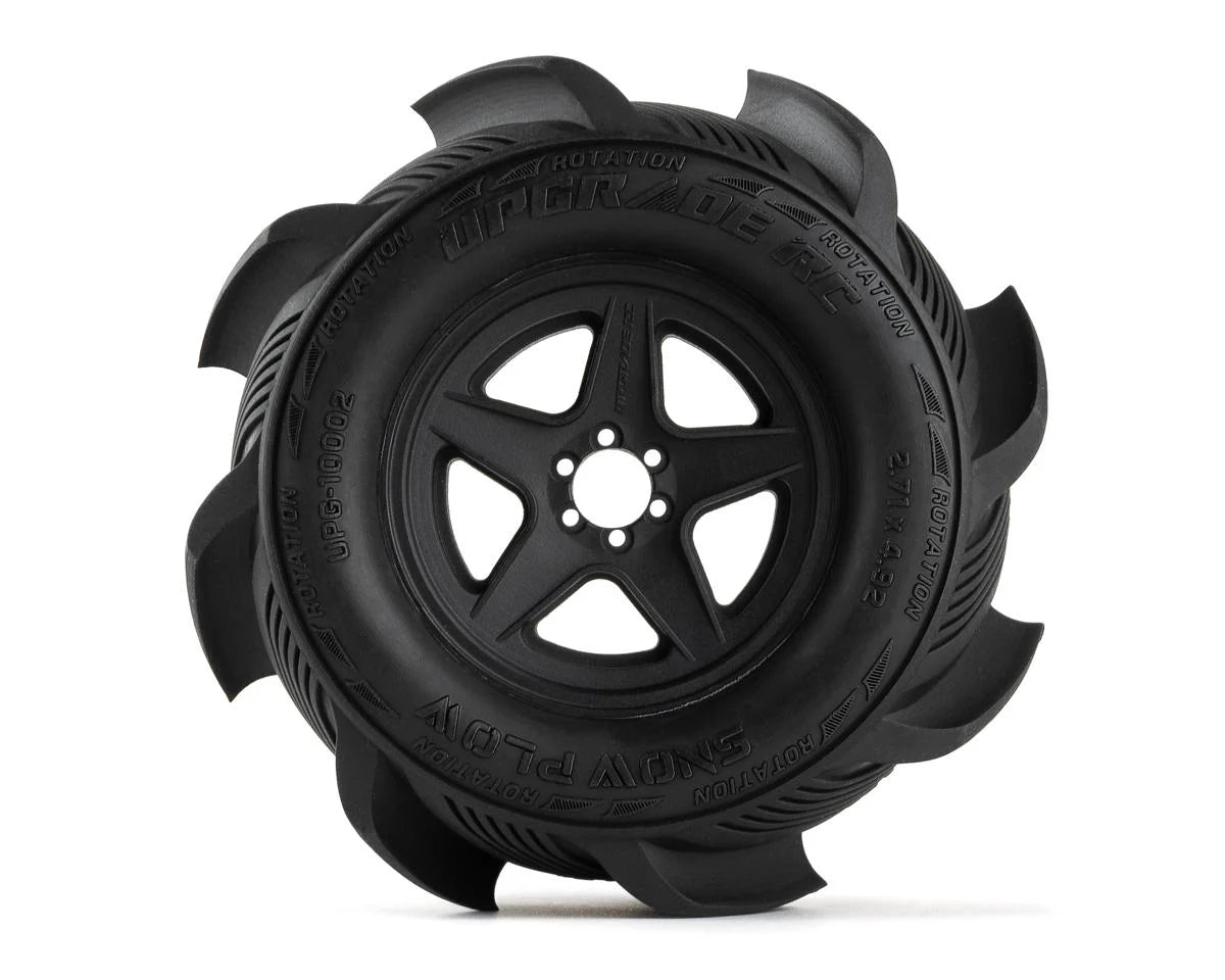 UpGrade RC UPG-10002-SINGLE Snow Plow 2.8" Pre-Mounted Sand/Snow Display Tire (1) (For Tire Display UPG-11001)