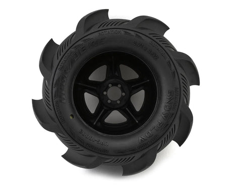 UpGrade RC UPG-10002 Snow Plow 2.8" Pre-Mounted Sand/Snow Tires w/5-Star Wheels (2)