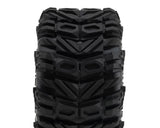 UpGrade UPG-10004 RC Low-Pro BELTED Dirt Claw 2.8" Pre-Mounted All-Terrain Tires w/5-Star Wheels (2) (17mm/14mm/12mm Hex)