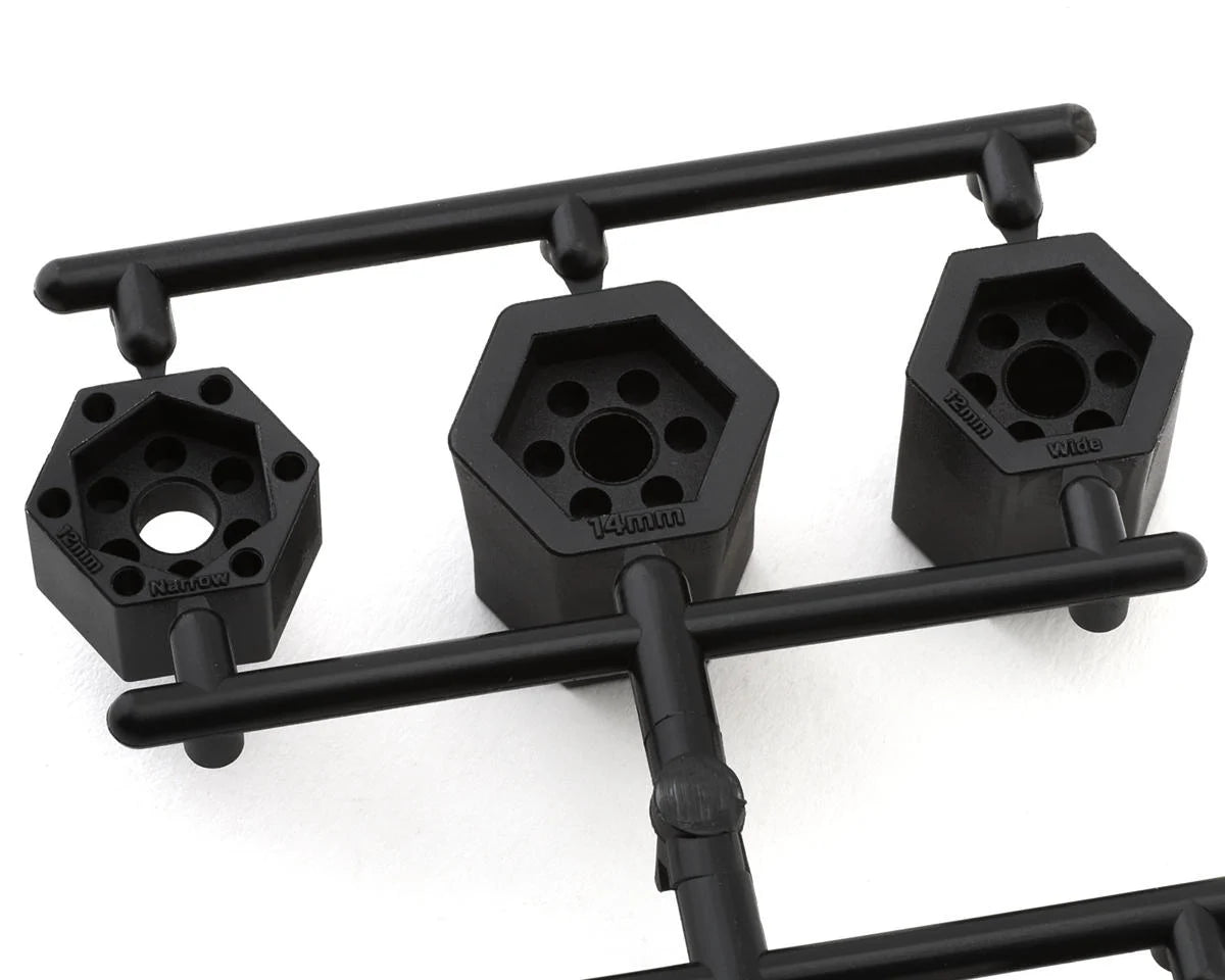 UpGrade RC UPG-10005 Low-Pro BELTED Street Radials 2.8" Pre-Mounted On-Road Tires w/5-Star Wheels (2) (17mm/14mm/12mm Hex)