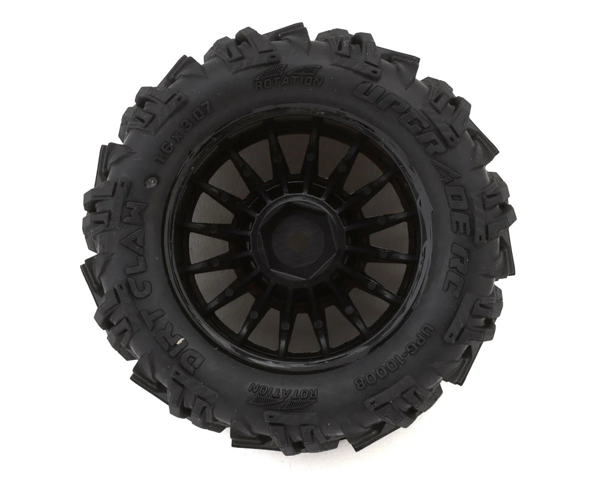 UpGrade UPG-10008 RC Dirt Claw Pre-Mounted BELTED Tires for ARRMA® Granite Grom™ (4)