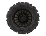 UpGrade UPG-10008 RC Dirt Claw Pre-Mounted BELTED Tires for ARRMA® Granite Grom™ (4)