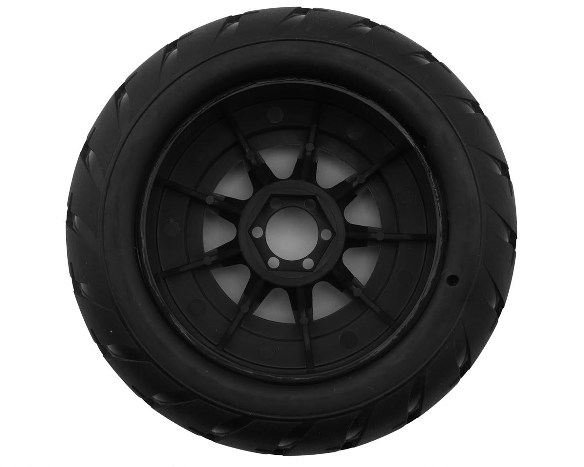 UpGrade UPG-10014 RC Street Radials 2.2" Pre-Mounted On-Road Tires for Mini Maxx®/XRT® & Mini Kraton® (2) w/12mm Narrow, 12mm Wide, & 14mm Hexes