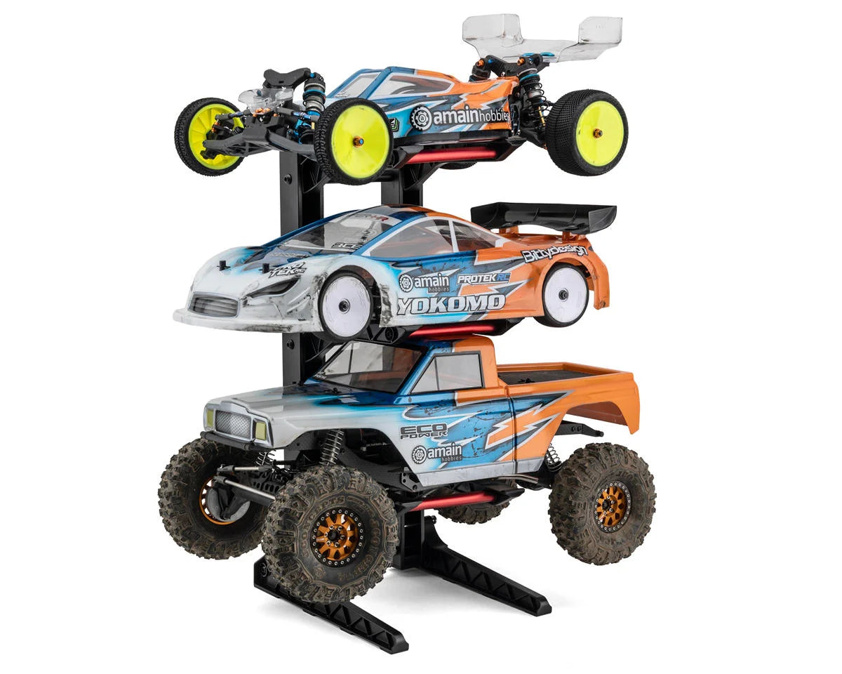 UpGrade RC UPG-13010 3 Layer 1/10 & 1/8 Car Stand (200x240x475mm) W/Carrying Bag