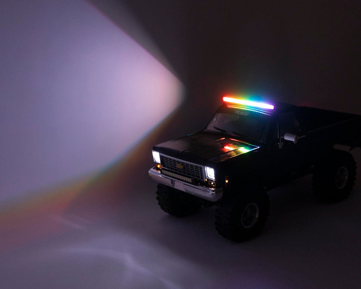 UpGrade RC UPG-16504 156mm RGB LED Light Bar (Black) (20 Lighting Functions)