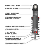 Vanquish VPS10351 Eibach S8E Scale Shock Pair 90mm F10 Axle VS4-10 Crawler