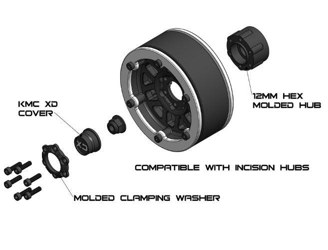 Vanquish IRC00252 Incision 1.9 Kmc XD229 Machete Silver Plastic Beedlock Wheel
