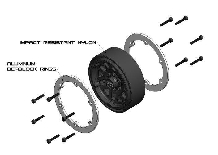 Vanquish IRC00252 Incision 1.9 Kmc XD229 Machete Silver Plastic Beedlock Wheel