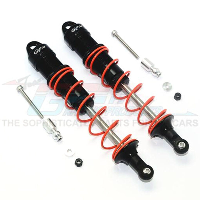 GPM MAK135R-BK-OR-BEBK Alum RR ADJ Dampers 135mm BLK Kraton 6S Black