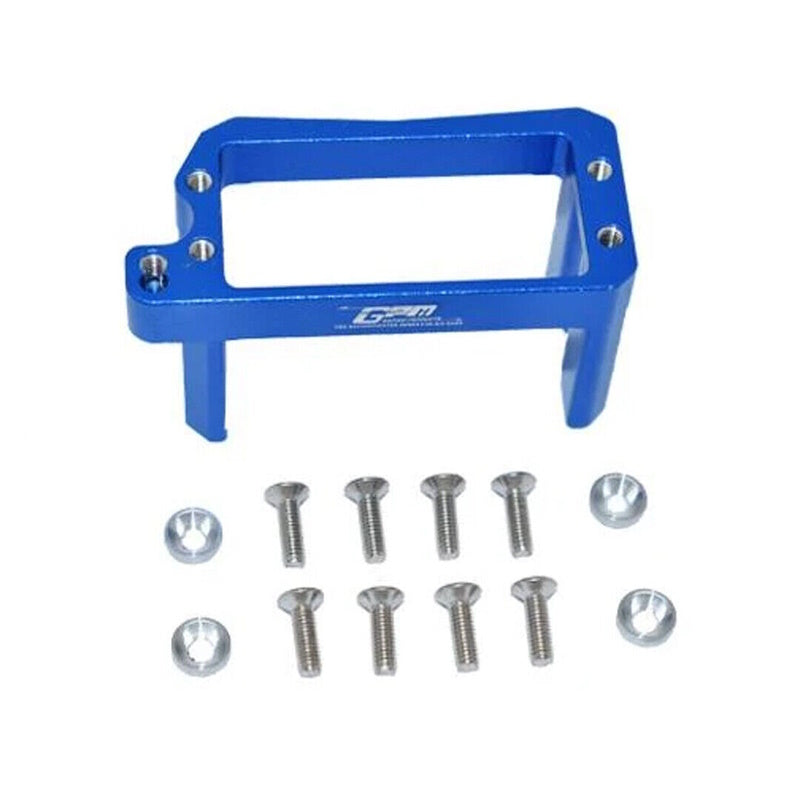 GPM Racing LU4024-B Aluminum Servo Mount Blue : Losi 1/10 Lasernut U4