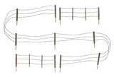 Woodland Scenics A2990 N Scale Barbed Wire Fence