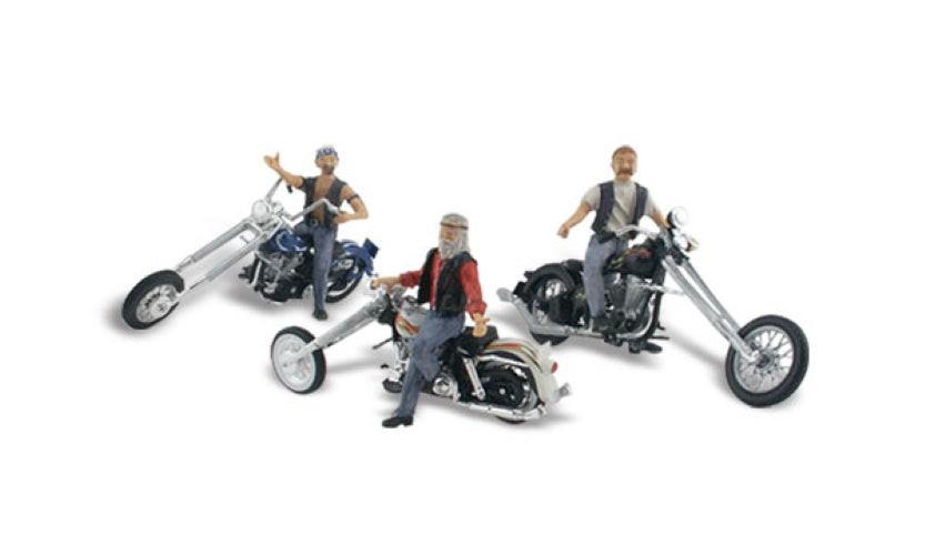 Woodland Secenics AS5344 N Scale Bad Boy Bikers