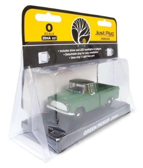 Woodland Scenics JP5970 O Scale Green Pickup Truck
