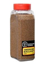 Woodland Scenics B1386  Ballast Coarse Brown 32oz