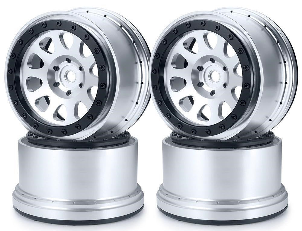 Aluminum Beadlock 4.3" Wheels / Rims (4) FOR Traxxas X-Maxx / XRT