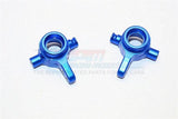 GPM XO021-BLUE ALUMINUM FRONT KNUCKLE ARM TRAXXAS XO-01 SUPERCAR
