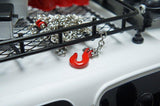 Yeah Racing 1/10 RC Rock Crawler Accessory 96cm Long Chain and Hook Set Black