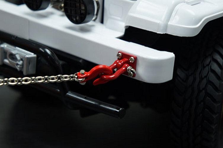 Yeah Racing 1/10 RC Rock Crawler Accessory 96cm Long Chain and Hook Set Black