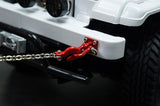 Yeah Racing 1/10 RC Rock Crawler Accessory 96cm Long Chain and Hook Set Black