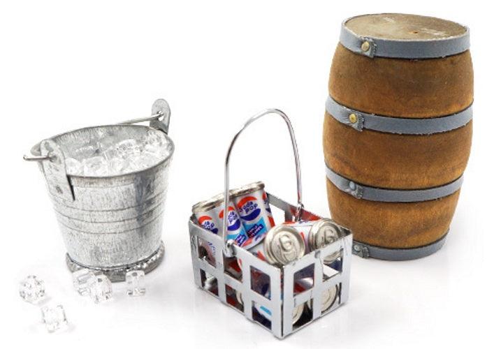 Yeah Racing YA-0368 Crawler Camping Accessory Combo Ice Bucket & Ice