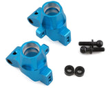 YEAH RACING YEA-TATT-012BU Tamiya TT-02 Aluminum RWD Rear Hubs (Blue) (2)