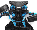 Yeah Racing TATT-S03BU Kit de conversion de dérive RWD en aluminium Tamiya TT-02 (bleu)