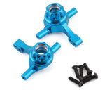 YEAH RACING TT02-006BU Aluminum Steering Knuckle Set (Blue) (2)