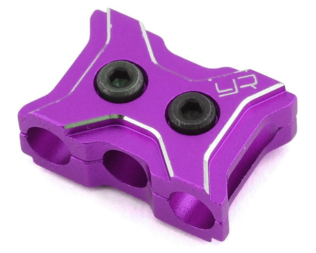 YEAH RACING YA-0485PP Aluminum Wire Clamp 12-14AWG (Purple) (Type A)