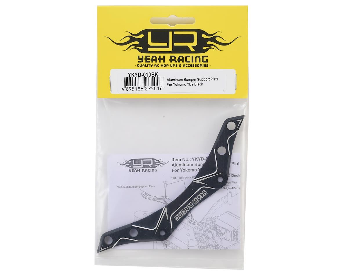 Yeah Racing YEA-YD-010BK Yokomo YD-2 Aluminum Bumper Support Plate (Black)