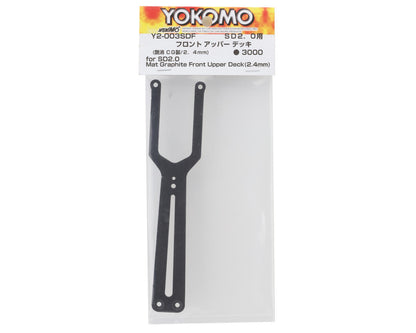 Yokomo YOKY2-003SDF SD 2.0 Graphite Front Upper Deck (2.4mm)
