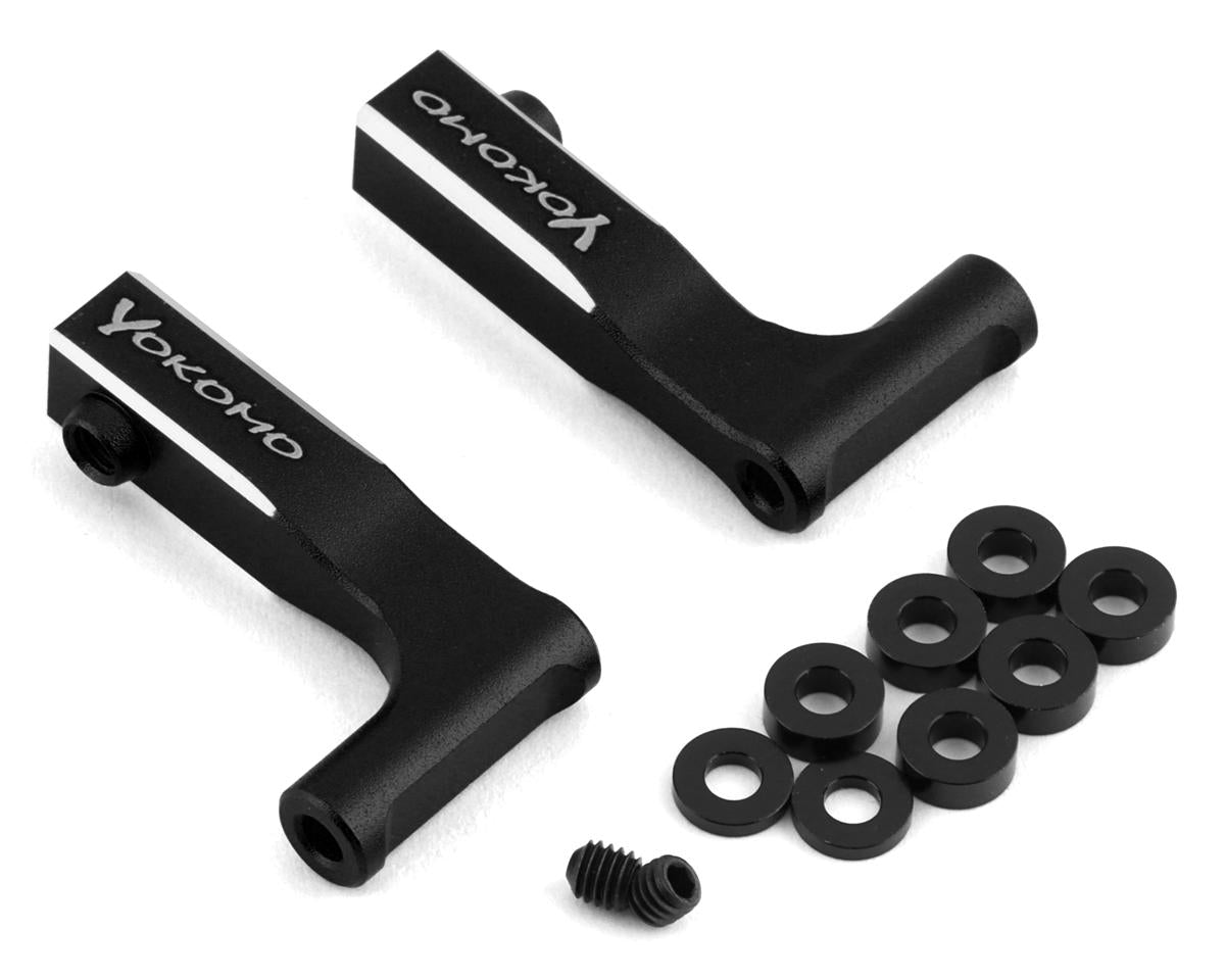 Yokomo YOKY2-08FUIA YD-2 Aluminum Front Upper L-Arm Kit (Black)