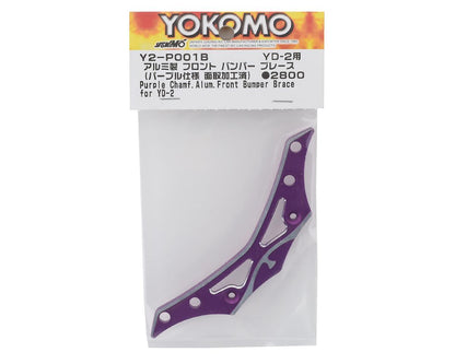 Yokomo YOKY2-P001BA Aluminum Front Bumper Brace (Purple)