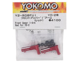 Yokomo Y2-R08FUIA YD-2 Aluminum Front Upper L Arm Kit (Red)