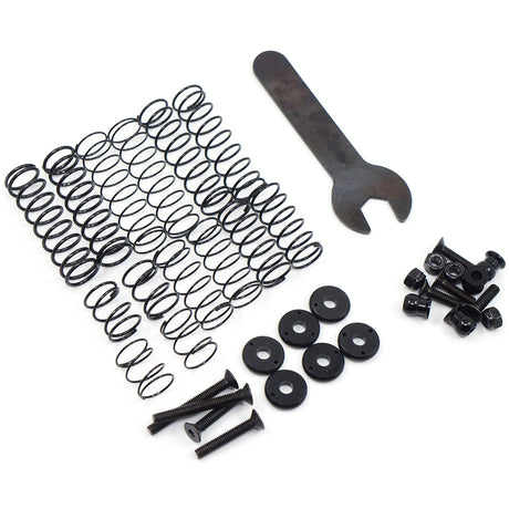 Yeah Racing DDL-120GM 120MM DESERT LIZARD TWO STAGE INTERNAL SPRING DAMPER PAIR GUN METAL FOR CRAWLER