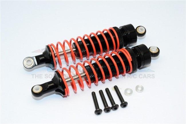 GPM ALUMINUM FRONT ADJUSTABLE SPRING DAMPER (95MM) AXIAL YETI BLACK ORANGE