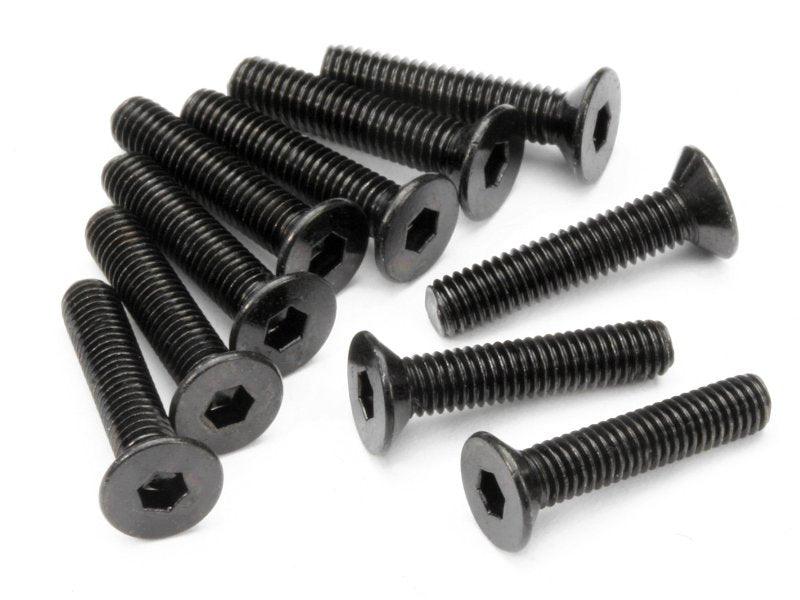 HPI Z085 Flat Head Screw M3x15mm (2.0mm Hex Socket/10pieces) Super Blitz Pulse