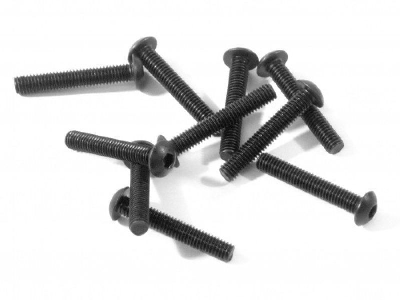 HPI Z356 Button Head Screw M3x18mm (Hex Socket/10pcs) Ken Block WR8 Savage