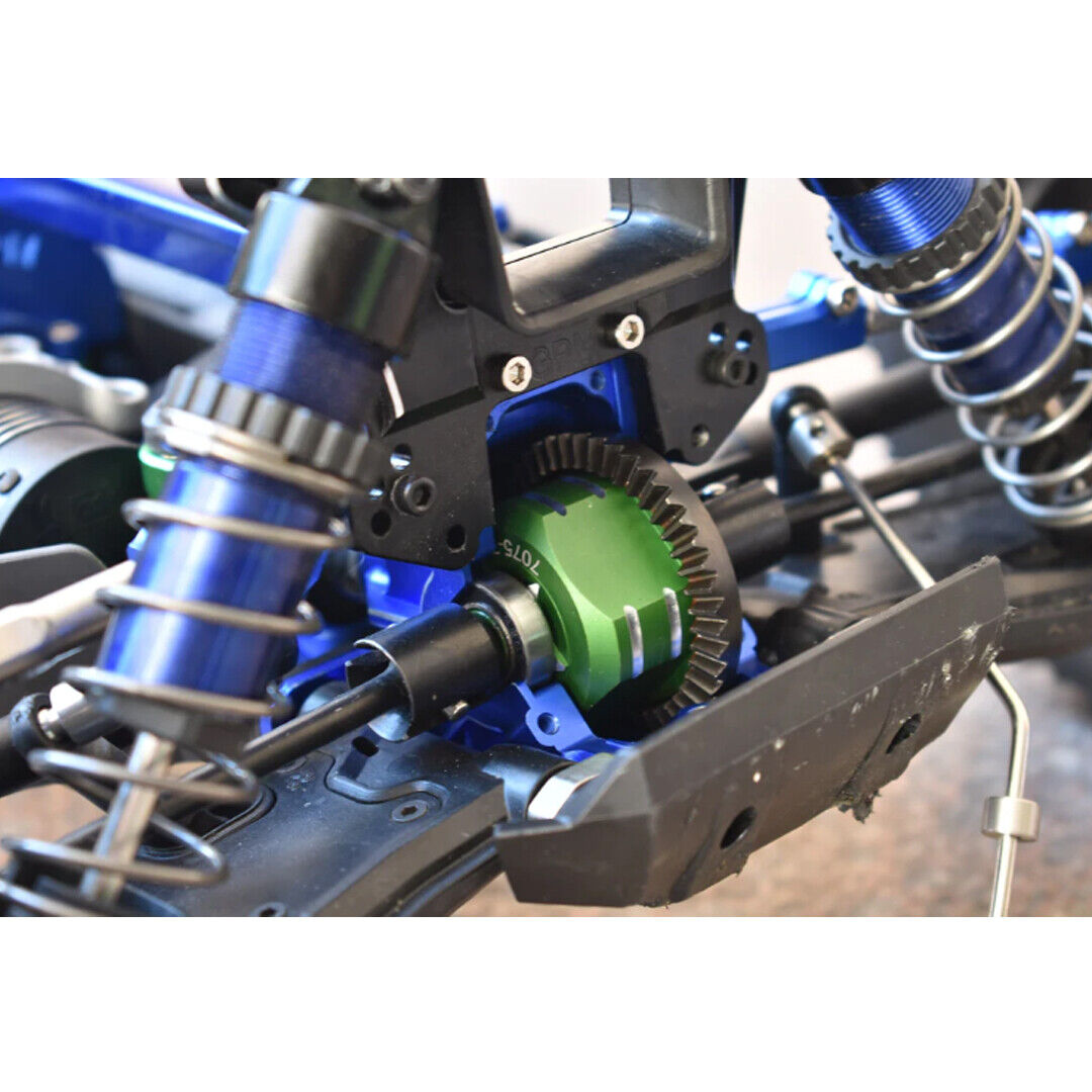 GPM Racing SLE012-BK Traxxas Slefge Aluminum 7075-T6 Front Or Rear Gear Box Black