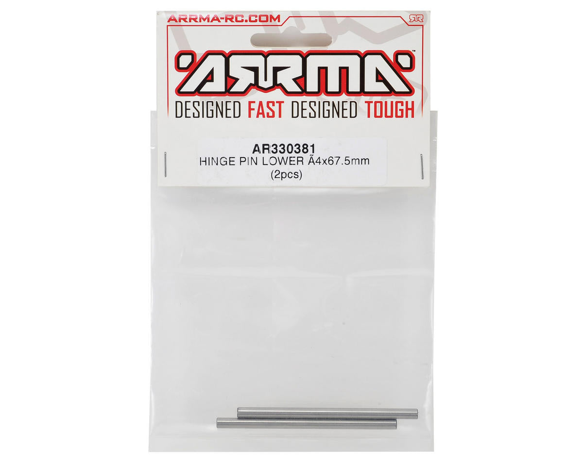 ARRMA 330381 HINGE PIN LOWER 4X67.5MM (2PCS)