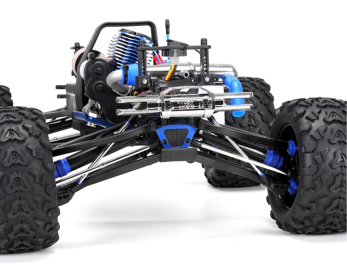 Traxxas 53097-3 AZUL Revo 3.3 4WD RTR Nitro Monster Truck con TQi 2.4Ghz Radi