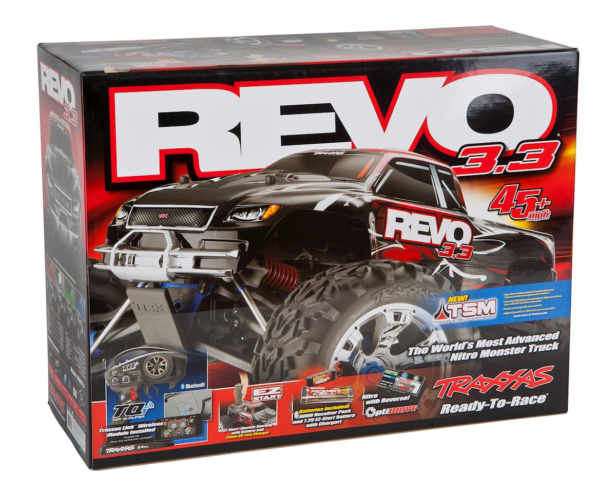 Traxxas 53097-3 AZUL Revo 3.3 4WD RTR Nitro Monster Truck con TQi 2.4Ghz Radi