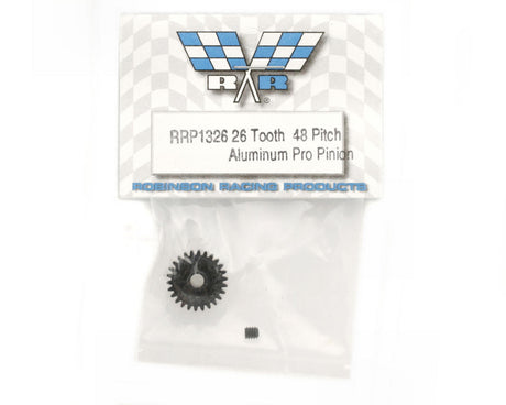 Robinson Racing RRP1326 Pignon "Aluminum Pro" 48P (alésage 3,17 mm) (26 dents)