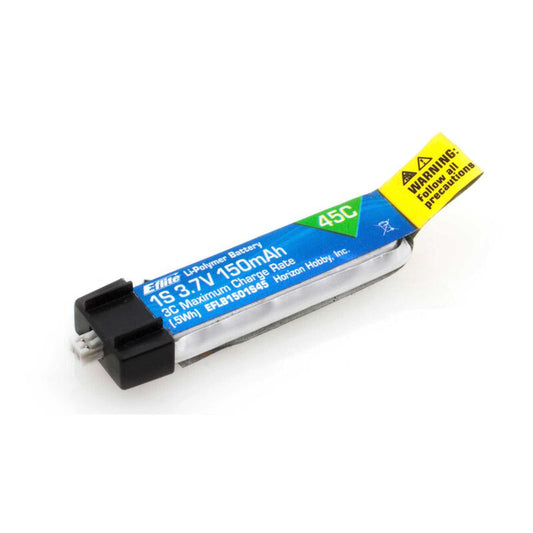 Batería LiPo E-FLITE 150mAh 1S 3.7V 45C: PH 1.5 (Ultra Micro)